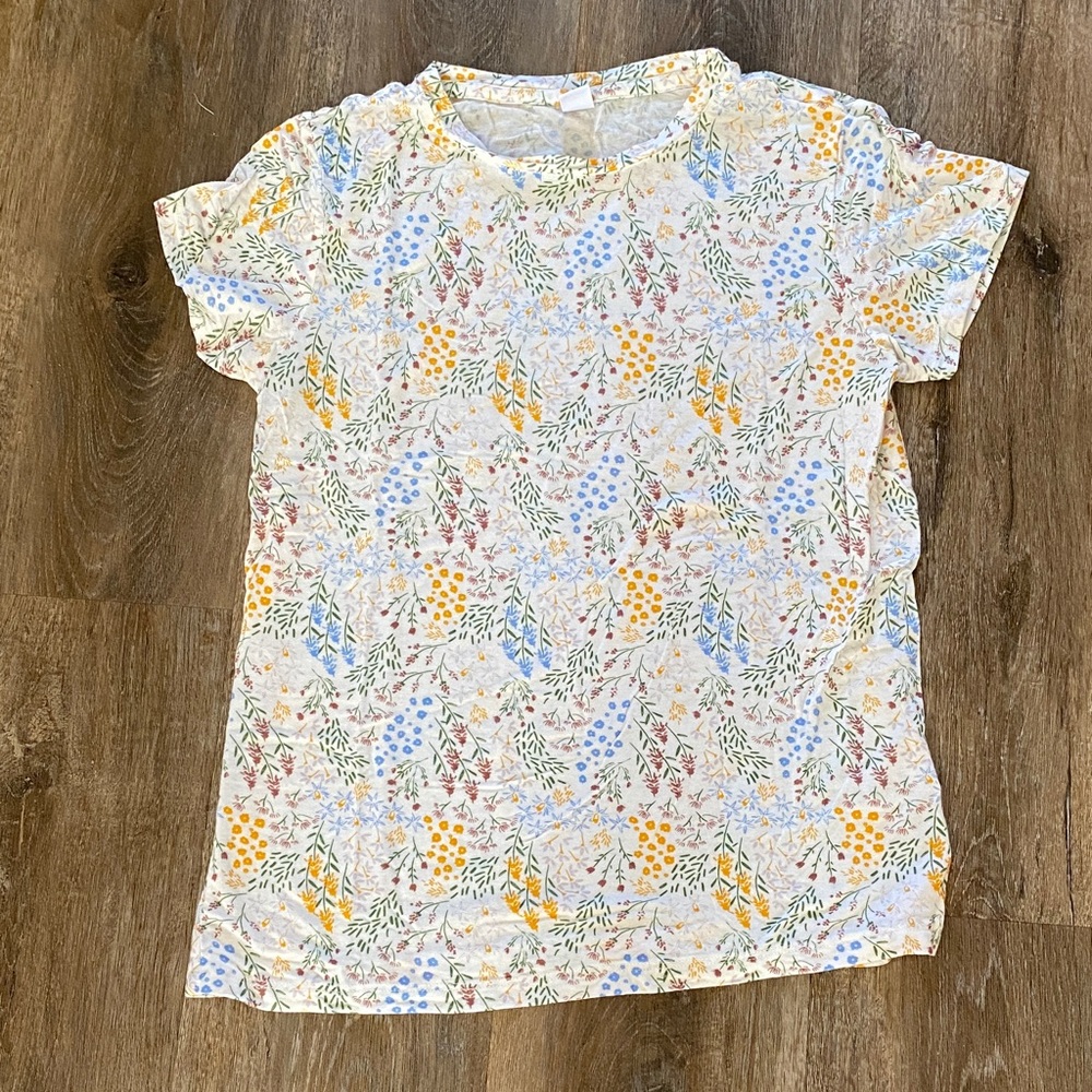Twik Floral Short Sleeve Tee - Multicolor